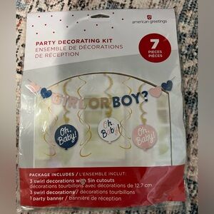 American Greetings Gender Reveal Party Supplies, Banner Kit